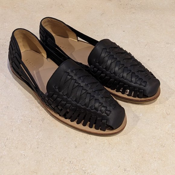 Nisolo Black Leather Sandals - Picture 3 of 6